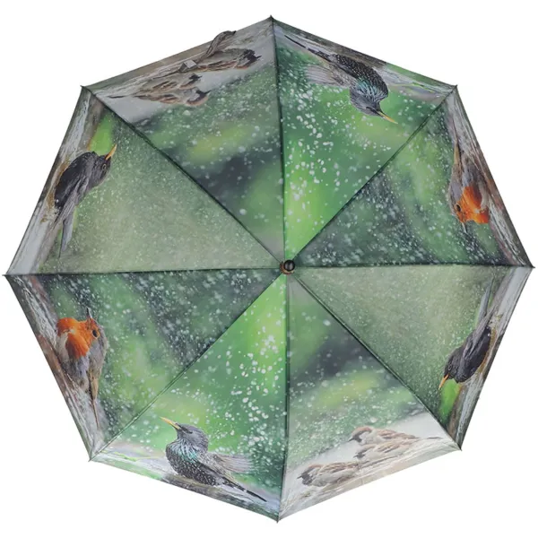 Esschert Design Regenschirm mit badenden Vögeln Ø 119,5 cm Esschert Design Regenschirm mit badenden Vögeln Ø 119,5 cm