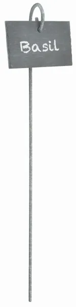 Esschert Design Schiefer Pflanzschild Blanko mit Halter Esschert Design Schiefer Pflanzschild Blanko mit Halter