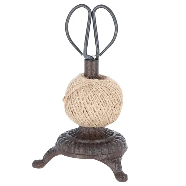 Esschert Design Schnurhalter mit Schere Klassisch - Gusseisen