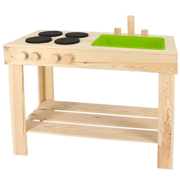 Esschert Design Spielzeugküche - Matschküche S 78 cm - Holz & Kunststoff Esschert Design Spielzeugküche - Matschküche S 78 cm - Holz & Kunststoff