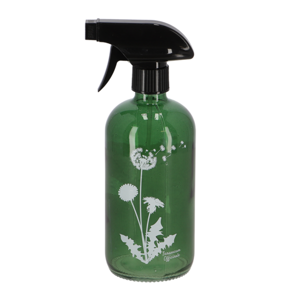 Esschert Design Sprühflasche S Grün mit Motiv Löwenzahn 0,5 Liter