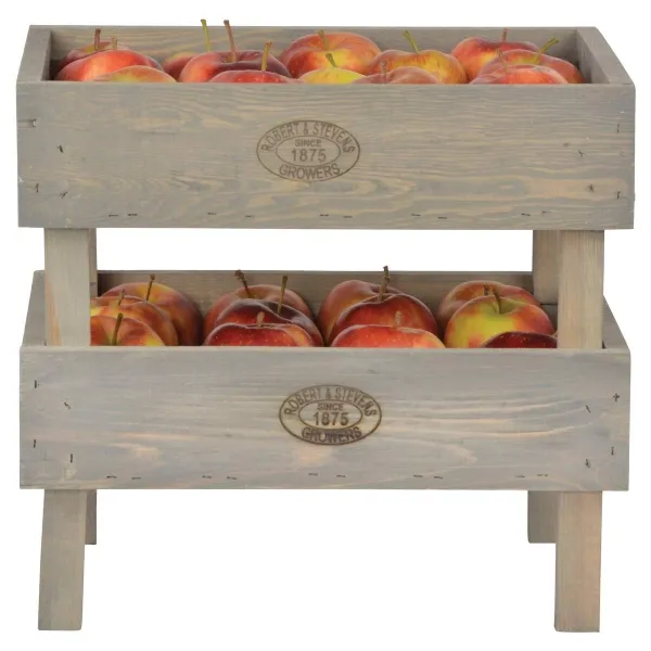 Esschert Design Stapelbare Vorratskiste Größe S 26,9 x 37 cm - Kiefernholz