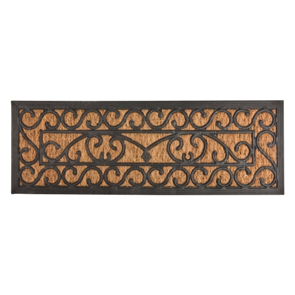 Esschert Design Treppenstufenfußmatte Gummi & Kokos 75 x 25 cm