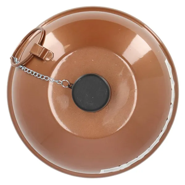 Esschert Design Taumelfackel verkupfert Ø 20 cm ca. 40 Stunden Brenndauer