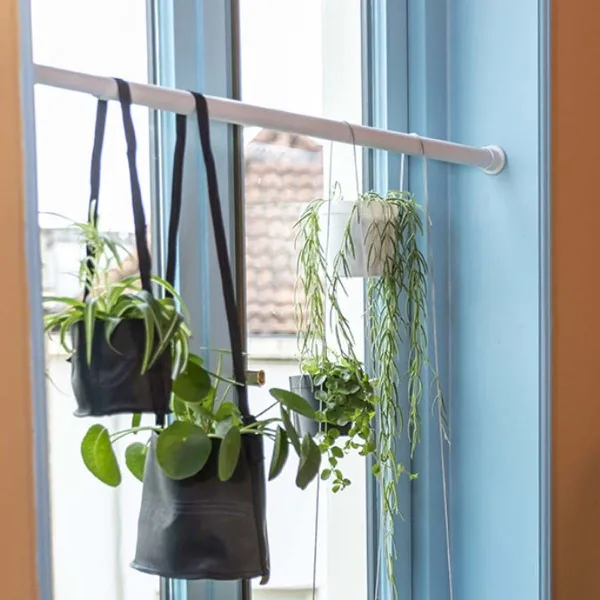 Esschert Design Teleskopstange S Weiß 1,16 Meter & 35 kg Tragfähigkeit