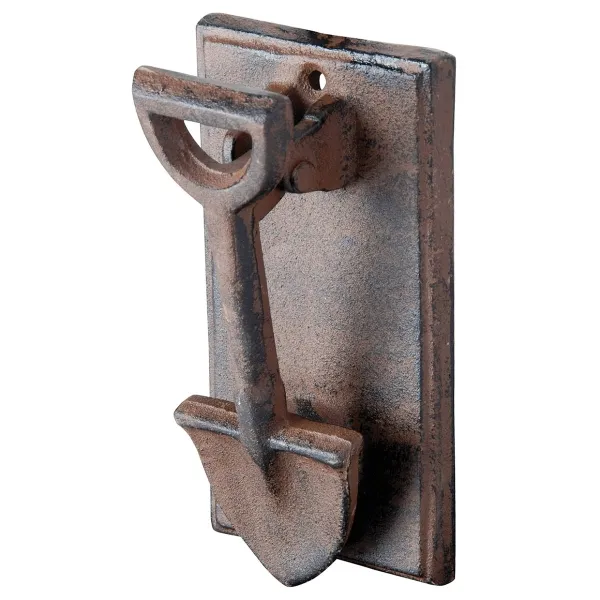 Esschert Design Türklopfer Spaten 16,2 cm - Gusseisen