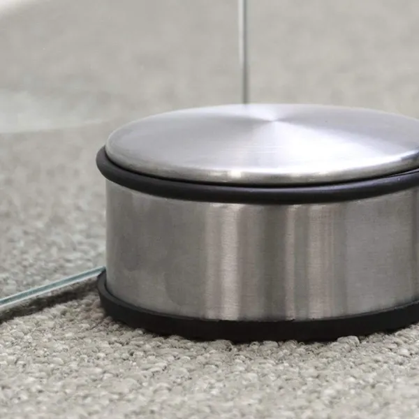 Esschert Design Türstopper aus Edelstahl Ø 11,3 cm