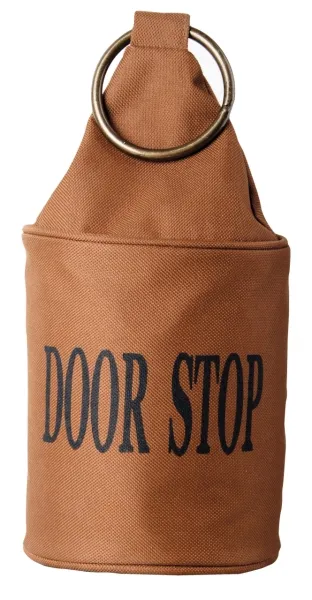 Esschert Design Türstopper Braun mit schwarzem Aufdruck Door Stop Esschert Design Türstopper Braun mit schwarzem Aufdruck Door Stop