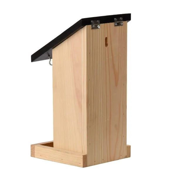 Esschert Design Vogelfutterautomat für die Wandbefestigung 29,3 cm - Kiefernholz