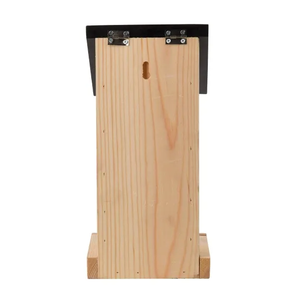 Esschert Design Vogelfutterautomat für die Wandbefestigung 29,3 cm - Kiefernholz