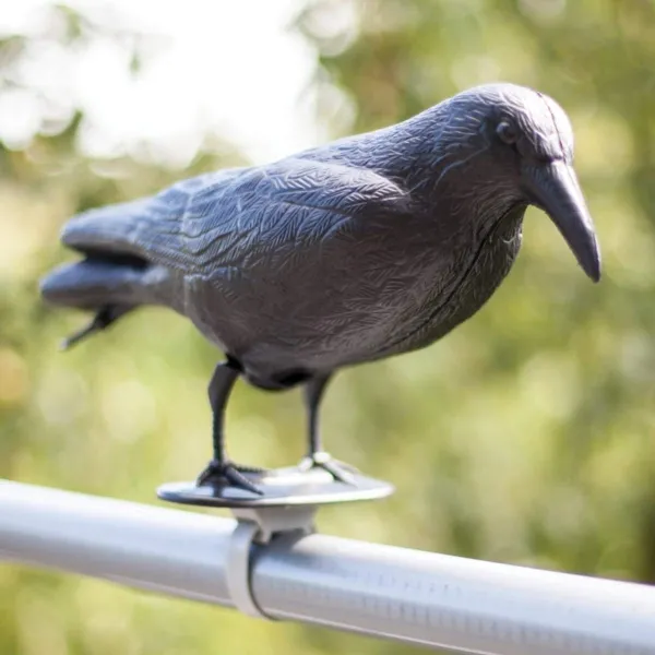 Esschert Design Vogelschreck Krähe Schwarz 22,2 cm - PE