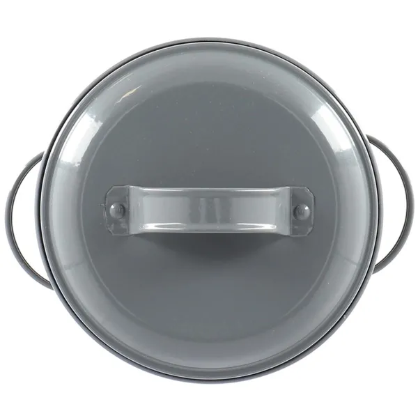 Esschert Design Vorratsdose für Zwiebeln Anthrazit aus Metall