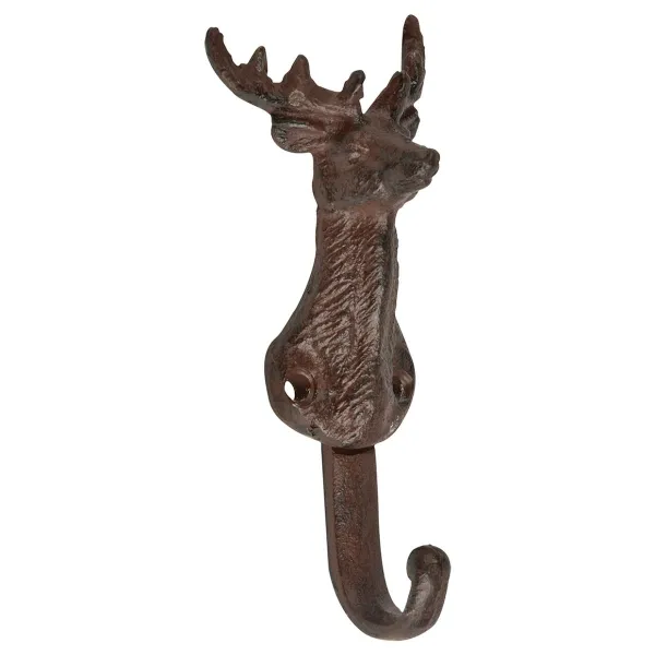 Esschert Design Wandhaken Hirschmotiv 14,2 cm - Gusseisen Esschert Design Wandhaken Hirschmotiv 14,2 cm - Gusseisen