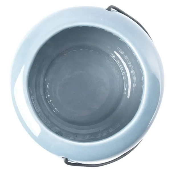 Esschert Design Windlicht L Blau hell Ø 11 cm