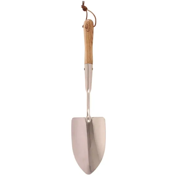 Esschert Design Zweihand-Blumenkelle - Edelstahl & Eschenholz