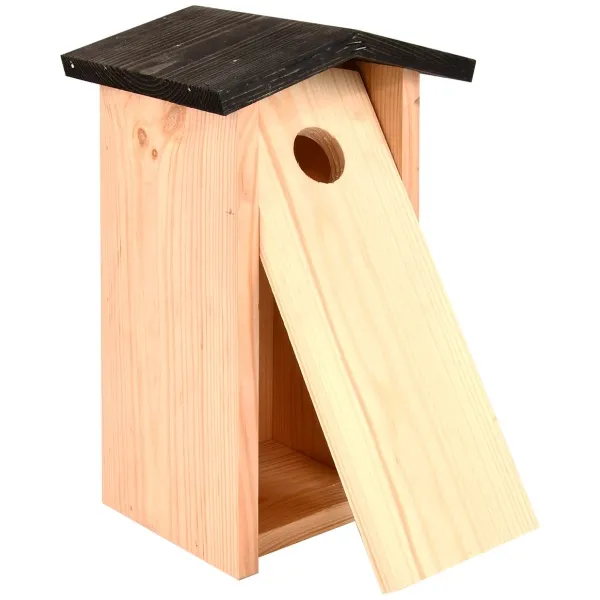 Esschert Nistkasten Kohlmeise Natur aus 100 % FSC® Fichtenholz