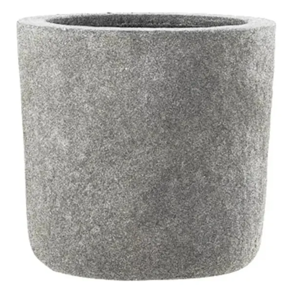 Esteras Pflanzkübel Galway Old Stone Grey, Fiberglas, 27 x 27 x 27 cm