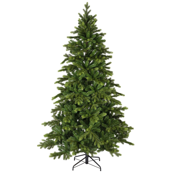 Everlands Künstlicher Weihnachtsbaum Galloway Fichte Ø 130 cm Höhe 210 cm - Kunststoff