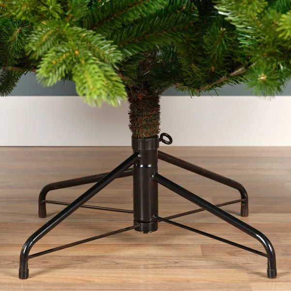 Everlands Künstlicher Weihnachtsbaum Galloway Fichte Ø 130 cm Höhe 210 cm - Kunststoff