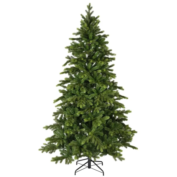 Everlands Künstlicherbaum Galloway-Fichte Ø 106 cm Höhe 150 cm - Kunststoff