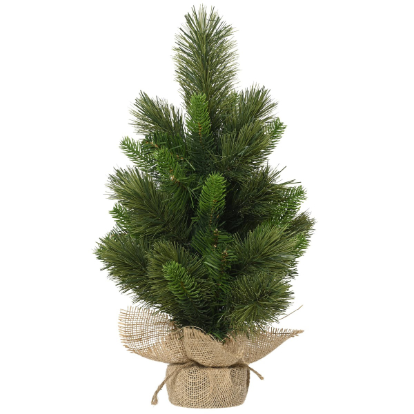 Everlands Weihnachtsbaum Edmonton-Fichte Indoor Ø 33 cm Höhe 45 cm - Kunststoff