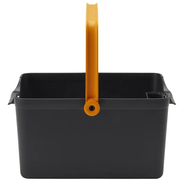 FISKARS® Aufbewahrungsbox mit Henkel Schwarz & Orange - Kunstharz