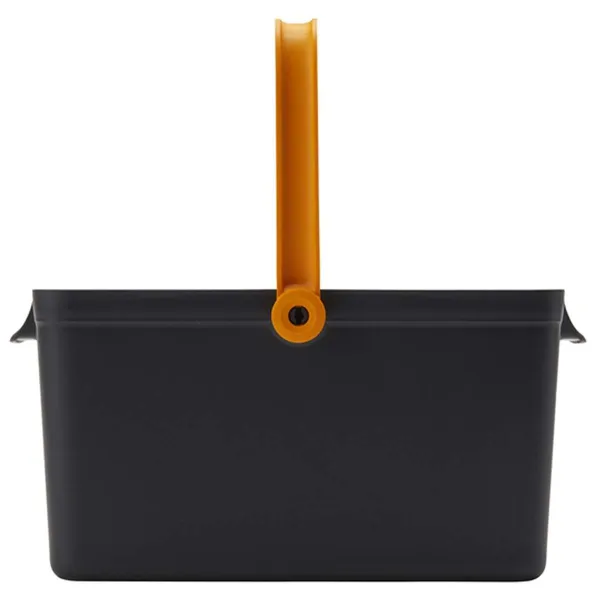 FISKARS® Aufbewahrungsbox mit Henkel Schwarz & Orange - Kunstharz