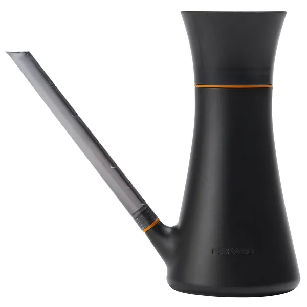 FISKARS® Designer Gießkanne Schwarz & Orange mit Wasserstandsanzeige 1,2 Liter - Kunstharz FISKARS® Designer Gießkanne Schwarz & Orange mit Wasserstandsanzeige 1,2 Liter - Kunstharz