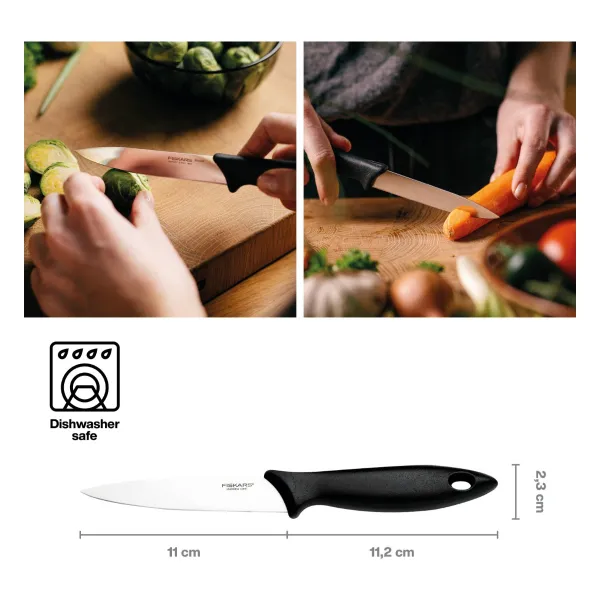 FISKARS® Essential Gemüsemesser 11 cm