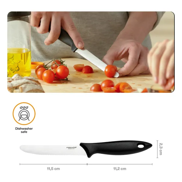 FISKARS® Essential Tomatenmesser 12 cm