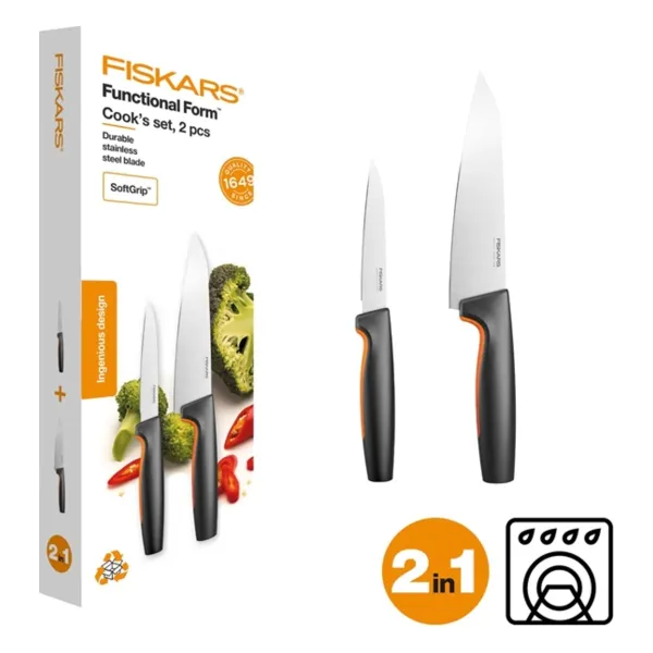FISKARS® FF Kochmesser Set 2 Stück