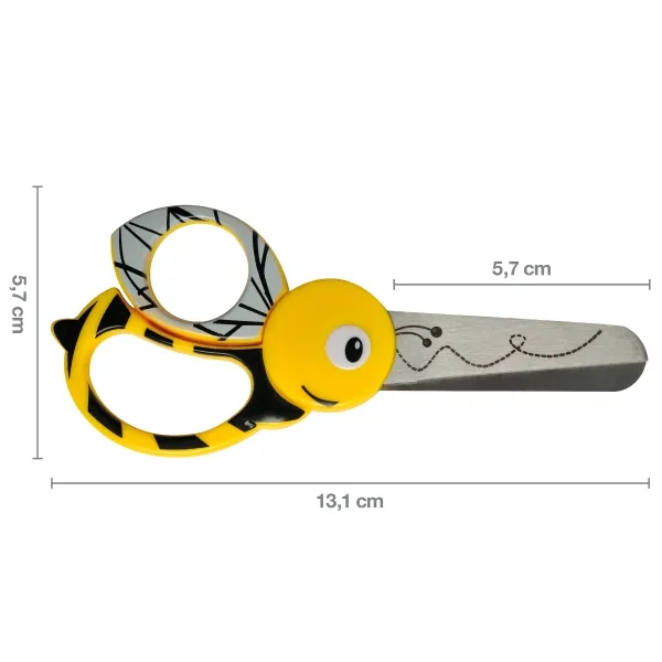 FISKARS® Kinderschere mit Tiermuster Biene - 13 cm