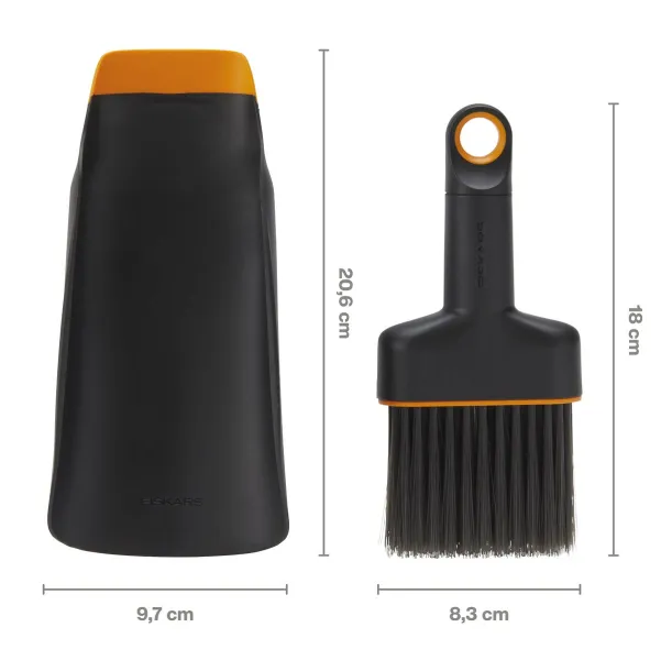 FISKARS® Pflanzschaufel mit Bürste