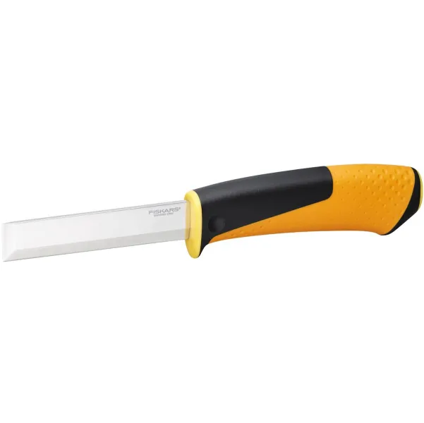 FISKARS® Schreinermesser mit Schleifstein (gelb)