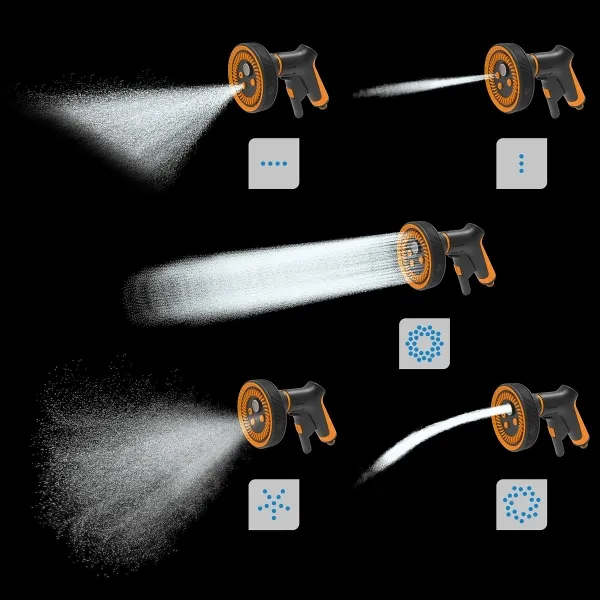 FISKARS® Wassersprühpistole Multi mit 5 Funktionen