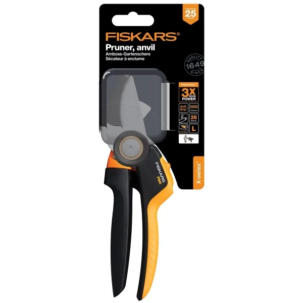 FISKARS® X-series™ Amboss-Gartenschere L P941