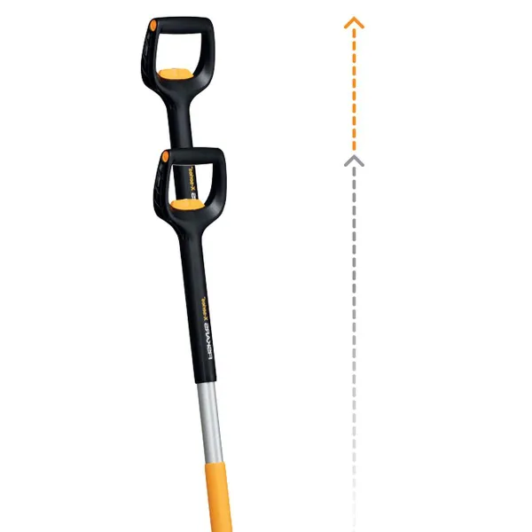 FISKARS® X-series™ Teleskop-Schneeräumer