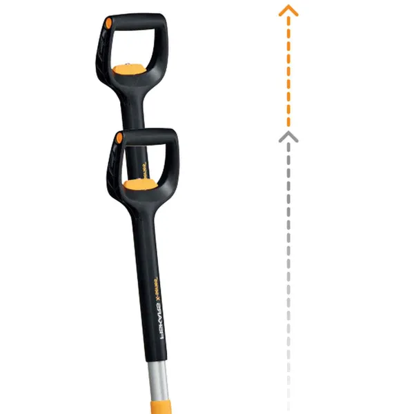 FISKARS® X-series™ Teleskop-Schneeschaufel