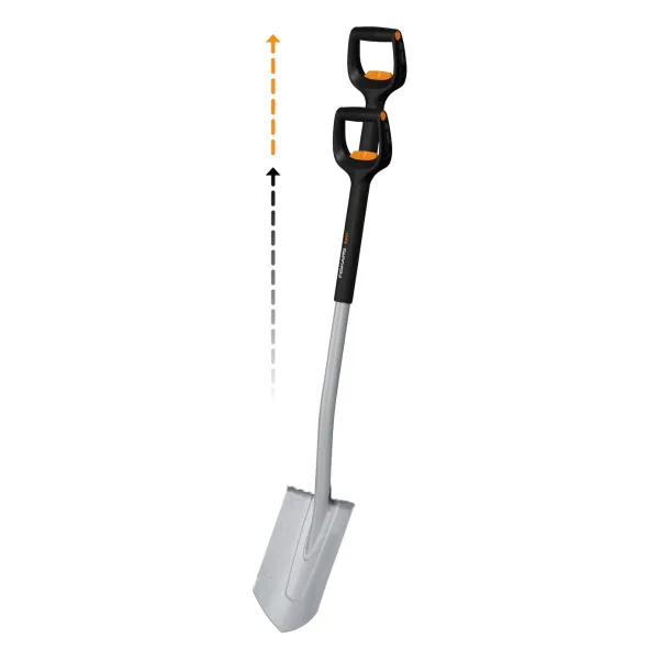 FISKARS® Xact™ Teleskop Spaten Spitz