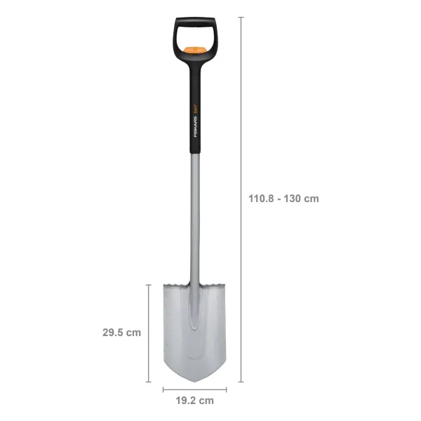 FISKARS® Xact™ Teleskop Spaten Spitz