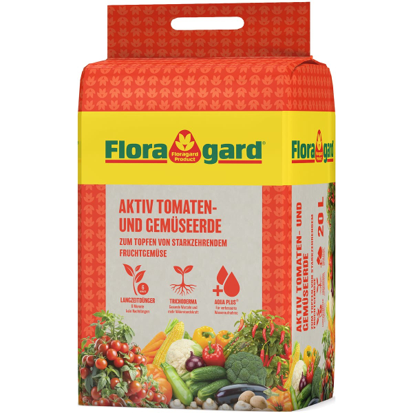 Floragard® Aktiv Tomaten- und Gemüseerde - 20 Liter