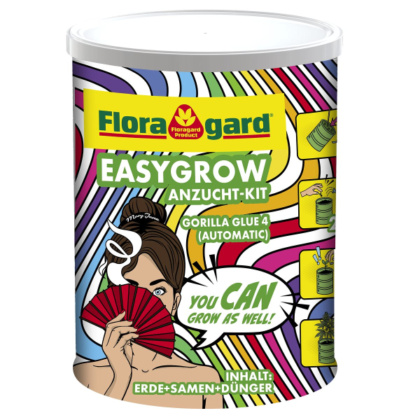 Floragard® EASY GROW Cannabis-Anzucht-Kit Gorilla Glue 4 (Automatic) All-in-One