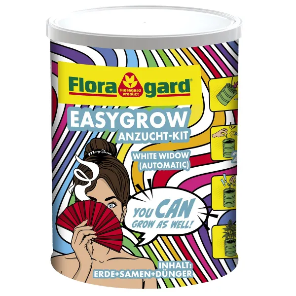 Floragard® EASY GROW Cannabis-Anzucht-Kit White Widow (Automatic) All-in-One