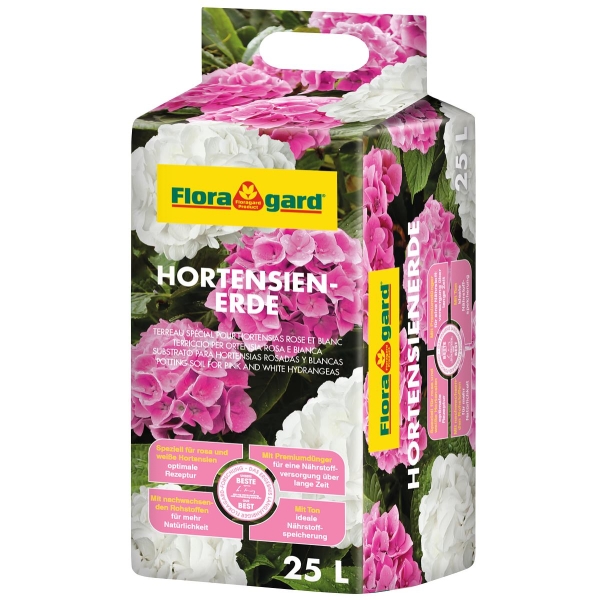 Floragard® Hortensienerde rosa/weiß - 25 Liter