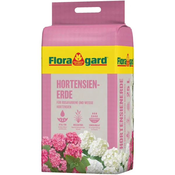 Floragard® Hortensienerde rosa/weiß - 25 Liter