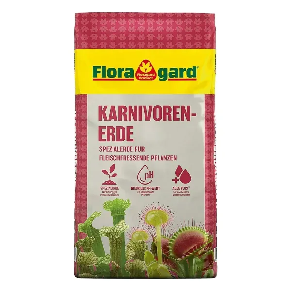 Floragard® Karnivorenerde Spezialerde für fleischfressende Pflanzen - 5 Liter