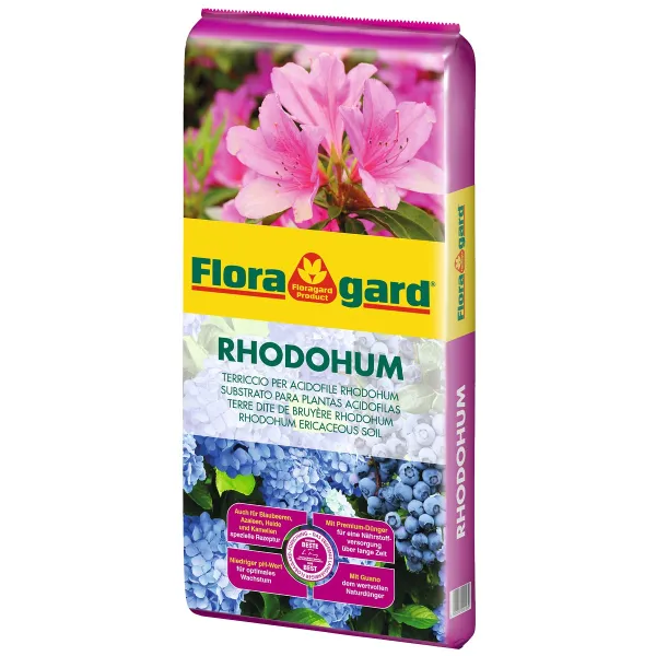 Floragard® Rhodohum® Spezialerde für Moorbeetpflanzen - 40 Liter