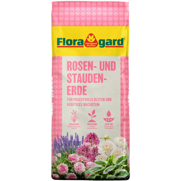 Floragard® Rosen- und Staudenerde - 40 Liter