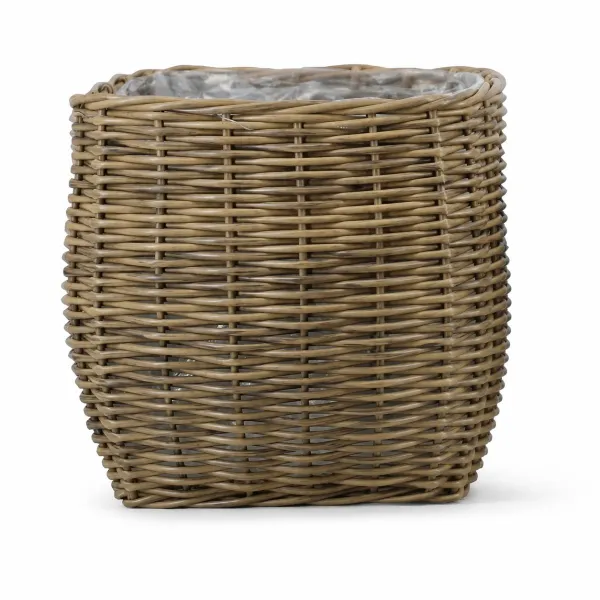 FLORAN Pflanzgefäß Korb Calgary mit Folienauskleidung Ø 29 cm - Rattan FLORAN Pflanzgefäß Korb Calgary mit Folienauskleidung Ø 29 cm - Rattan