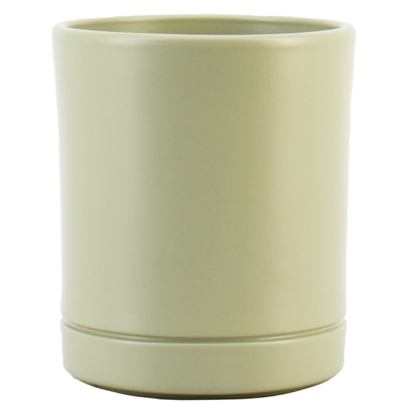 FLORAN Vase Lynn Khaki matt Ø 12,5 cm - Keramik